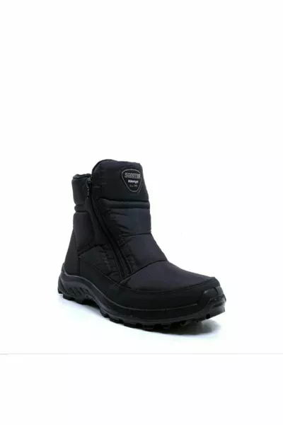 أسود النسيج للماء الفراء أحذية الثلج الفوتون ts