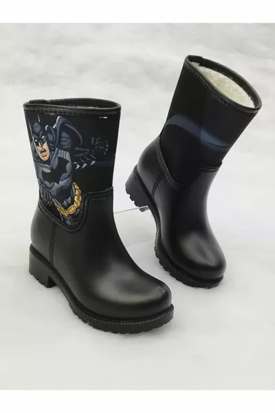 باتمان المطبوعة للماء رياض الأطفال أحذية المطر