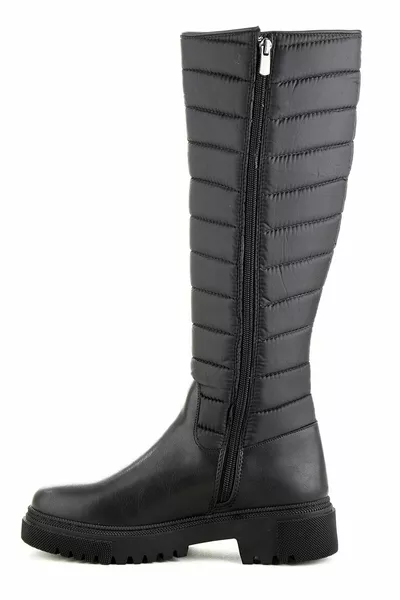 M.P مريحة دافئة بطانة سستة أحذية نسائية طويلة أحذية بريدية