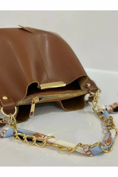 المرأة وشاح سلسلة التبعي لينة الجلود اليد الذراع وحقيبة الكتف