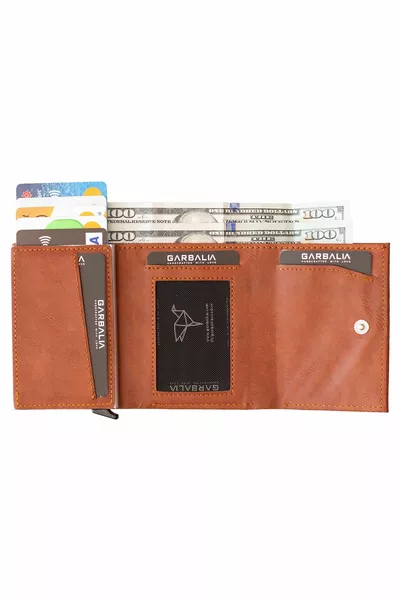 محفظة حامل بطاقة تان ليونز آلية للرجال