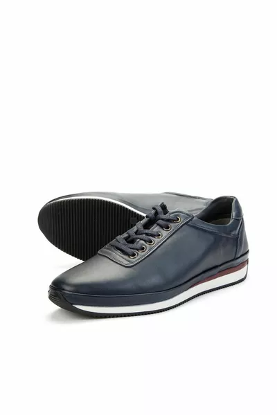 Однотонная натуральная кожа мужская повседневная обувь, повседневная обувь, % кожаная обувь