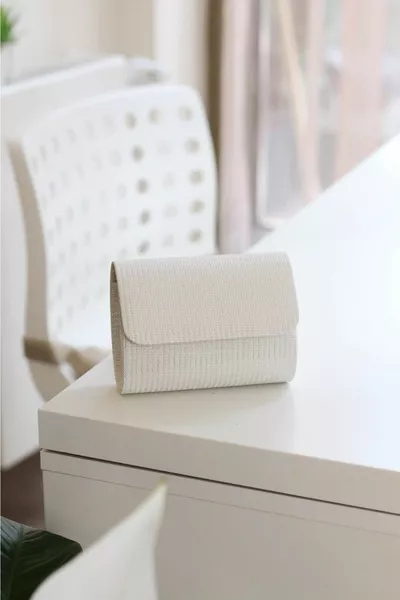 المرأة الأبيض محفظة مصغرة مساء اللباس حقيبة