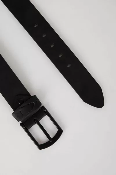 Ceinture large en jean simili cuir pour homme azns