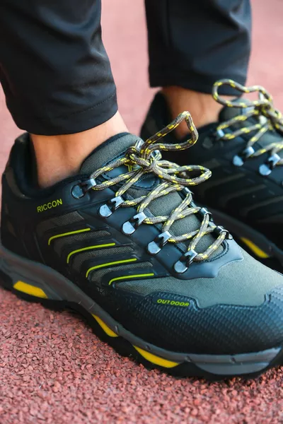 الكاكي للجنسين 3D أحذية مطاطية الرحلات 