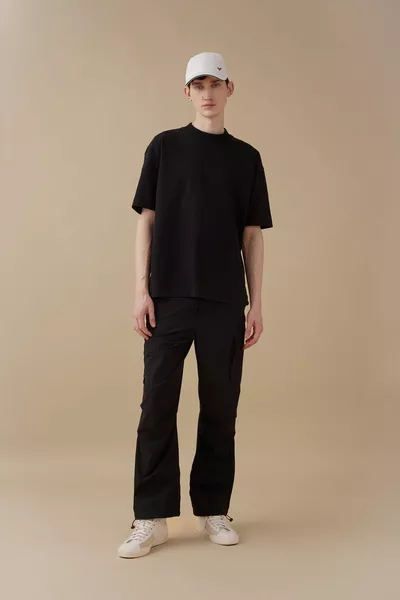 Oversize Fit Crew Neck Short Sleeve T-Shirt sp