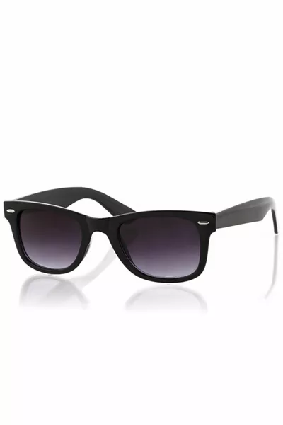 Unisex Brown And Black 2-Piece Sunglasses Set