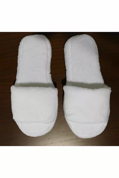 Velvet Slippers Bath Home Hotel Maternity Slippers Non-Slip Thick Opennose