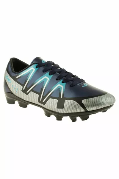  E Silver Темно-синие Футбольные Бутсы