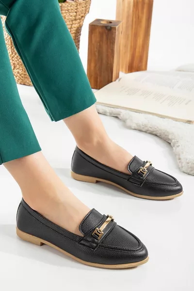 Vrouwen Ballerflats Gesp Gedetailleerde Stijlvolle Comfortabele Orthopedische Casual Schoenen