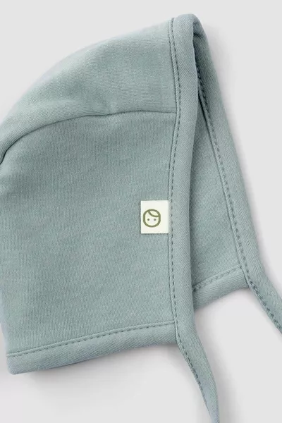 Британская шапка из органического хлопка Baby Green