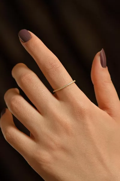 Bague femme élégante en argent sterling Tamtur  en argent sterling