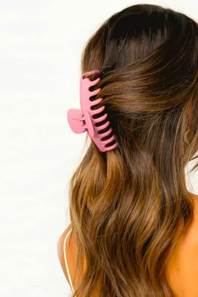 Ensemble de 6 pièces colorées xl boucles de verrouillage pour femmes (PINCE COLORÉE ÉPINGLE À CHEVEUX  CM)