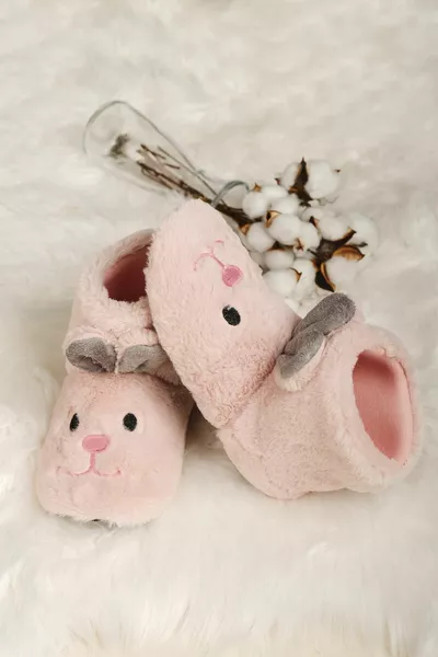 زولا عدم الانزلاق وحيد لينة Podufuk أفخم الأرنب طباعة المرأة باندوف الأحذية الرئيسية