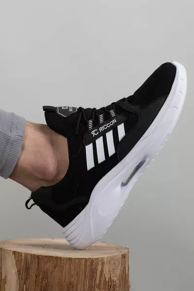 تورين سنيكرز للجنسين  أبيض وأسود