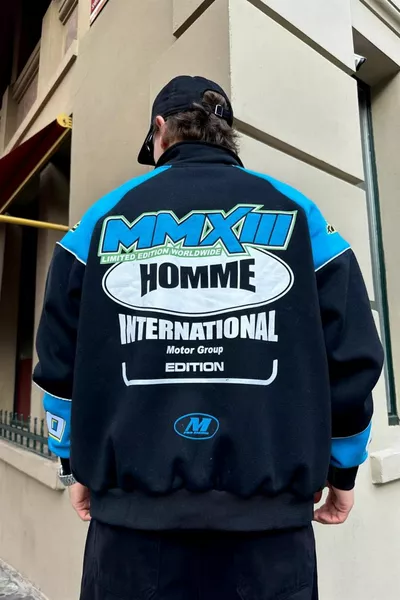 Унисекс Boxy Limited Edition Мотоспорт бомбър яке