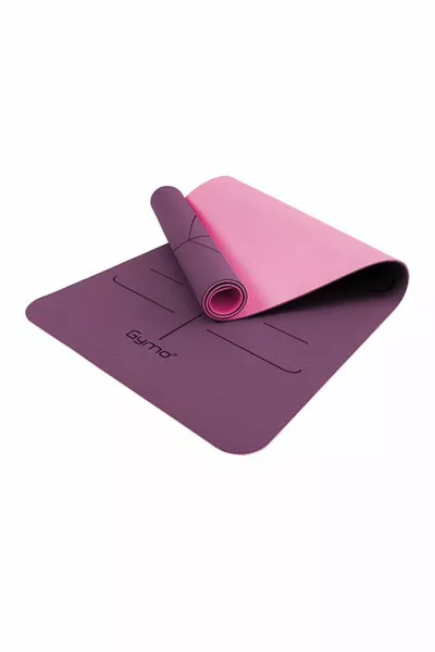 Aligné 6mm Tpe Yoga Mat Pilates Mat Plum