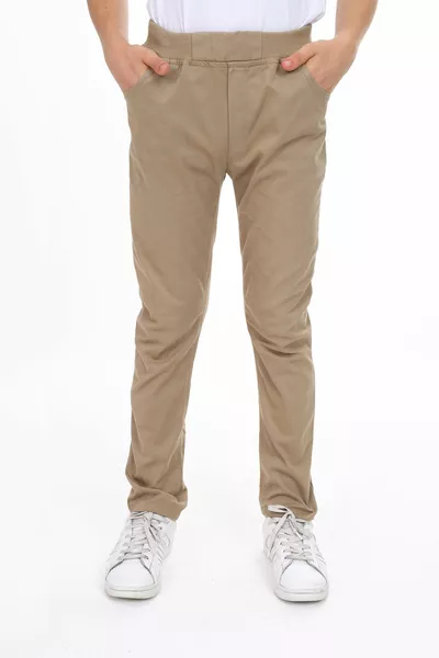 Училищни панталони за момчета с камзол с ластик талия 