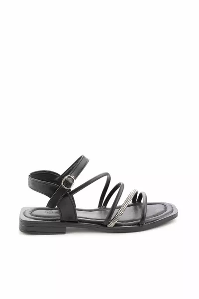 صندل نسائي أسود أعرج 