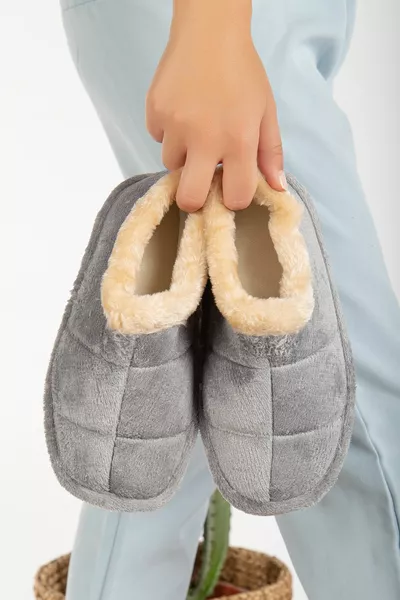 Unisex Peluche Lana All'interno Inverno Panduf Home Pandufu