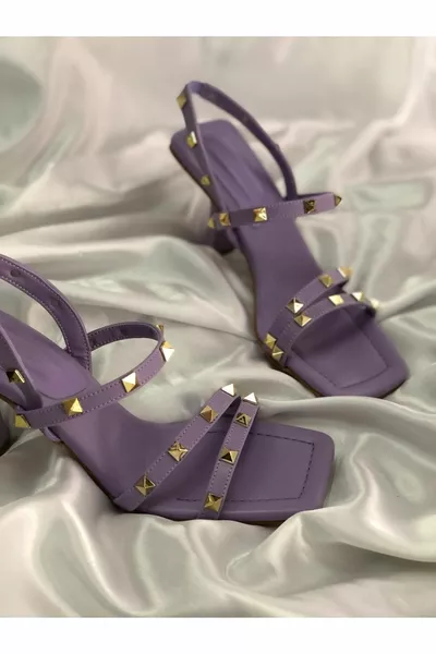 Amelıa صندل أرجواني بكعب عال