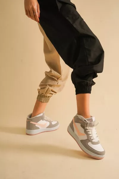 الكاحل الطويل للجنسين نموذج أحذية رياضية وكرة سلة