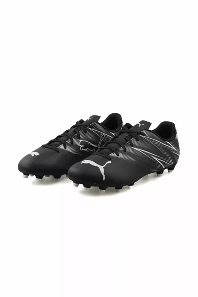 Attacanto Fg/Ag Men's Football Shoes Turf Football Boots Black