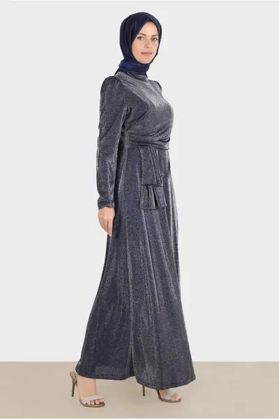 Beli? Lato Shirred Si?mli? Abi?ye 