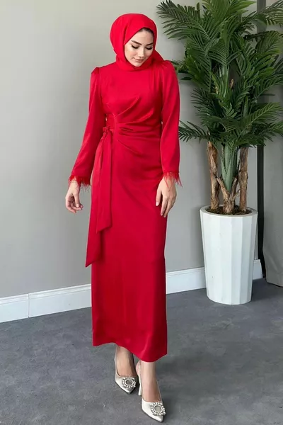 Figen Avondjurk Rood