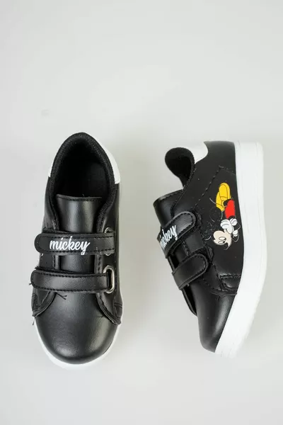 Scarpe per bambini nere stampate