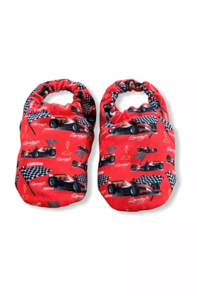 Auto gemusterte Baby Booties