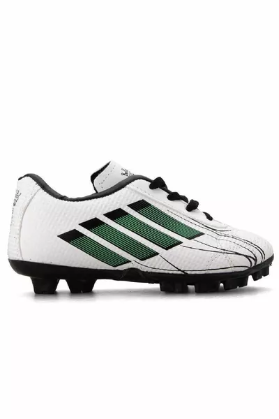 Mbappe Model Studded Lace-Up Comfortable Orthopedic Sole Unisex Cleats, Football Shoes