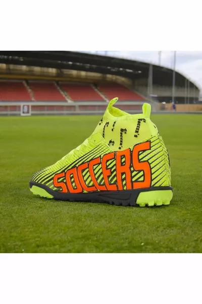 Super Mercury Bilekli Çoraplı Erkek Halısaha Çivisiz Futbol Spor Yetişkin Çocuk Spor Ayakkabı