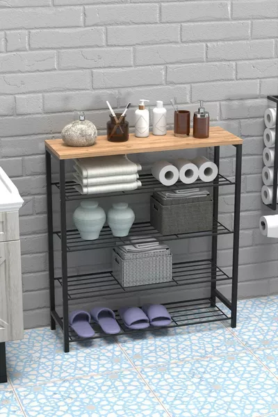 5-этажная полка для обуви - Полка для ванной - многофункциональная полка