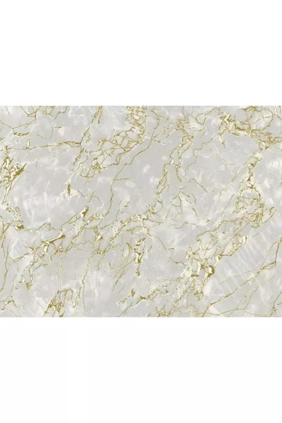 3D тапет с мраморен десен и златни жилки