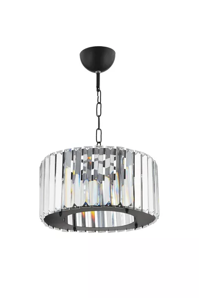 Lüx Elmas Siyah Lüx Kristal Taşlı Avize