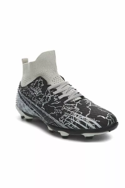 حذاء كرة قدم للرجال  أسود فضي للرجال