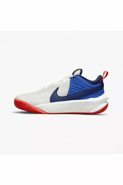 White - Navy Blue Boys' Basketball Shoes  My Style SPORTS