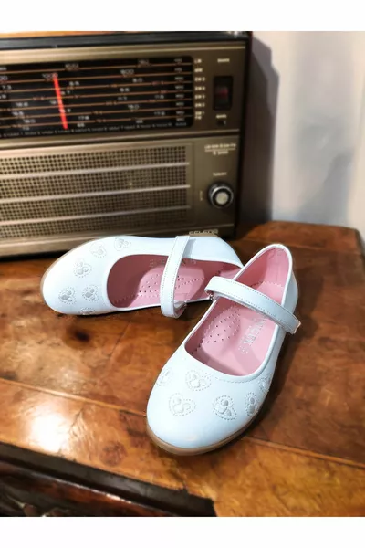 الفتيات العظام الرقم الفيلكرو الأبيض الباليه الشقق عدم الانزلاق الحرارية الوحيد