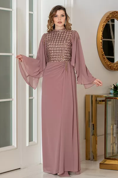 Beren Plus Size Hijab Abiti da sera