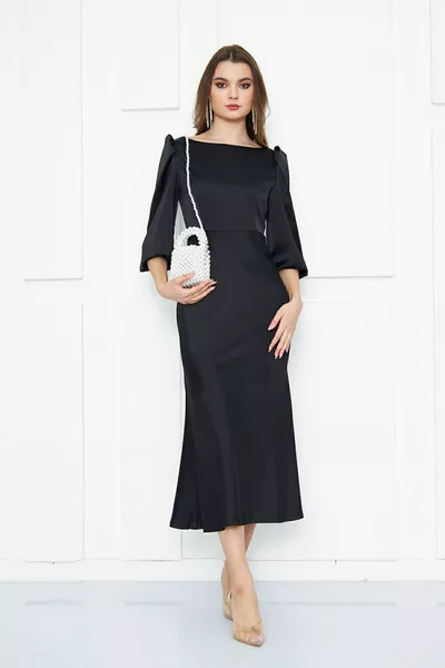 OLESYA Satin-Maxikleid für Jungen