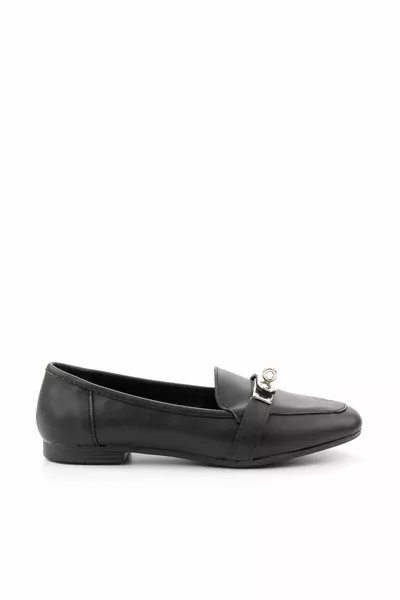 Zwarte loafer schoenen voor dames 