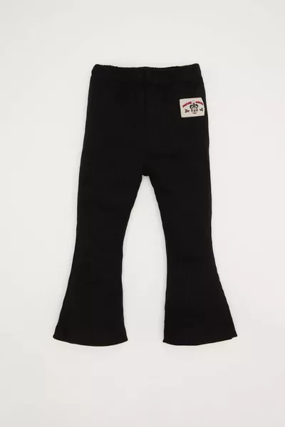 Комплект для девочки на Новый год, 2 предмета, Disney Mickey & Minnie, свитшот и брюки с испанскими штанинами WN