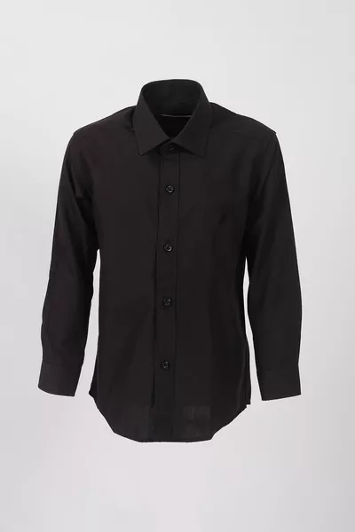 Camicia Nera a Maniche Lunghe per 