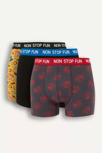 بوكسر بثلاث قطع مقاس عادي WN