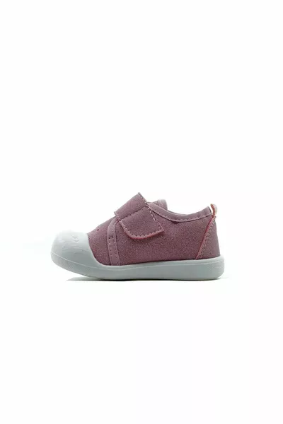 Unisex Baby Rosa Gebänderte Phoenix Erste Schritt Schuhe k .k. Ia