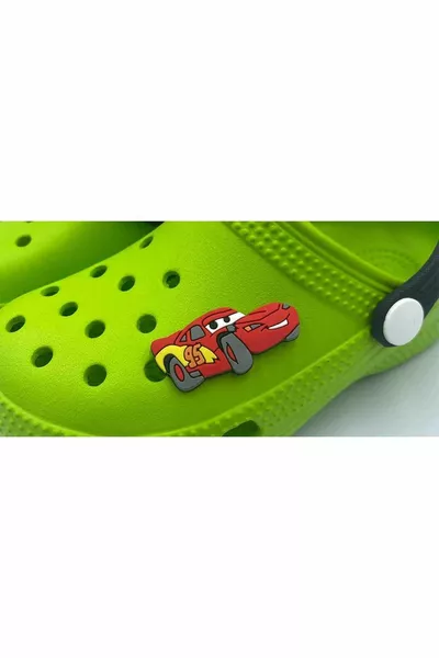 Garçon Vert Lightning Mcqueen Design Sandales Pantoufles