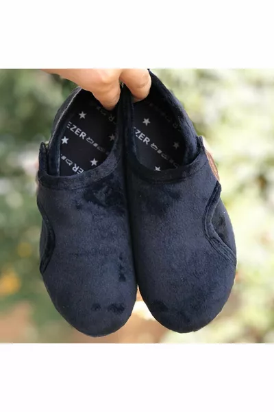 Textile Orthopedic Children's Panduf Nursery Home School Shoes Soft Non-Slip Sole Velcro Velcro Nursery Aya