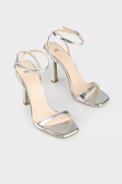 Lamme sandalen met hak voor dames