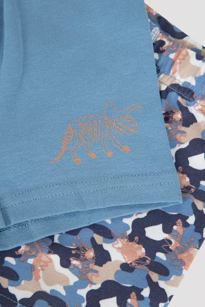 بوكسر أطفال أولاد ملون مزدوج